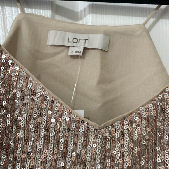 Brand New LOFT sequin cami - Picture 2 of 5